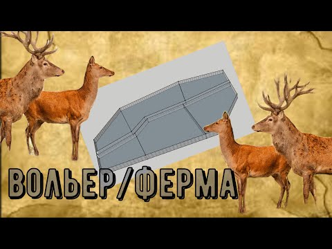 Видео: Оленья ферма. Вольер и Ферма