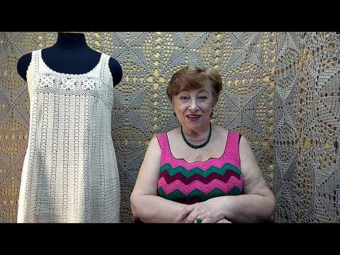 Видео: Сарафан "Отпуск". Мастер-класс по вязанию крючком от О. С. Литвиной.
