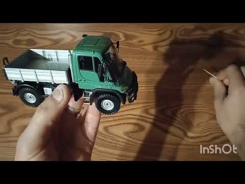 Видео: Mercedes Benz Unimog U300 Від виробника Cararama. Огляд моделі.