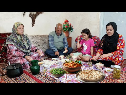 Видео: Рецепт деревенской бамии по-старинке | Традиционная азербайджанская кухня и тандури
