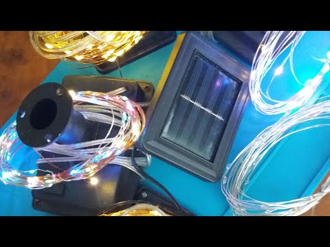 Видео: Ремонт садовой гирлянды на солнечной энергии