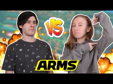 Видео: Управляем КИБОРГАМИ на Нинтендо Свитч, Парень VS Девушка в ARMS на Nintendo Switch + ВЕБКА