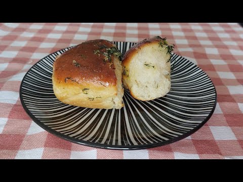 Видео: Чесночные булочки к чаю-Вкусно и просто! (Проба нового рецепта)