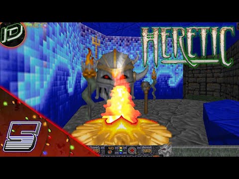 Видео: Heretic 1994 PC Прохождение без комментариев - Часть 5