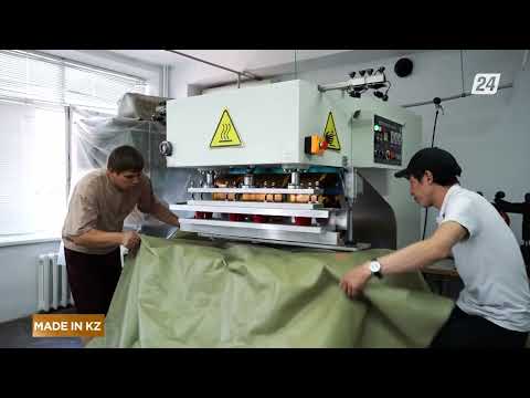 Видео: Производство армейских палаток | Made in KZ
