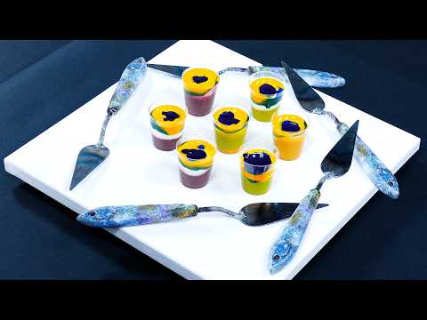 Видео: Закопайте жидкие краски и посмотрите, что произойдет.