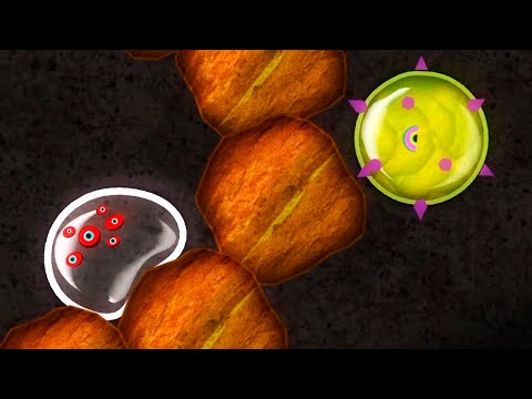 Видео: СУРОВЫЙ ЛИЗУН СЪЕЛ ВСЕ НА СВЕТЕ - Tales From Space Mutant Blobs Attack #23
