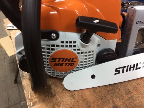 Видео: STIHL MS170 аккуратно ,,запиленная,, бензопила😊