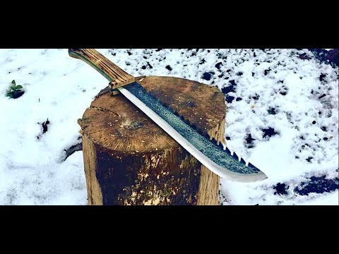 Видео: Лагерный нож строительный