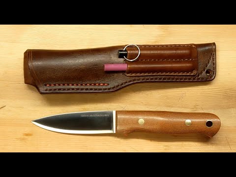 Видео: Классический нож бушкрафтера Рэя Мирса "Woodlore"  в исполнении мастерской ""Rusty File Cutlery"
