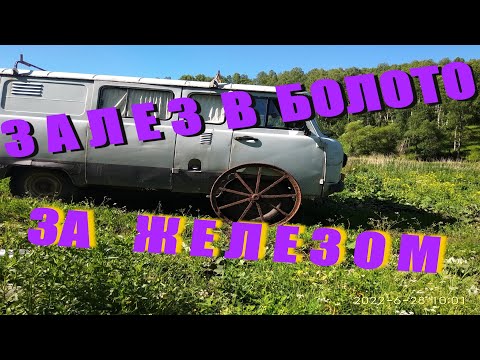 Видео: ЖЁСТКИЙ КОП ЖЕЛЕЗА НА БОЛОТИНЕ . Я ещё вернусь за оставшимся металлом !