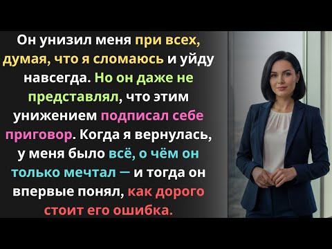Видео: «Он унизил меня при всех — но вскоре пожалел об этом»