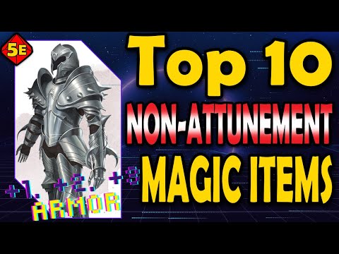 Видео: 10 лучших магических предметов, не требующих настройки в DnD 5E