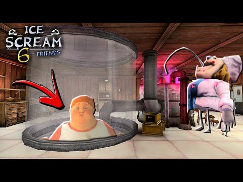 Видео: Нашёл СЕКРЕТНЫЙ ПРОХОД в МОРОЖЕНЩИК 6 - Ice Scream 6