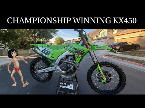 Видео: Победитель чемпионата мира VET 30 PRO 2025 года на мотоцикле KAWASAKI KX450