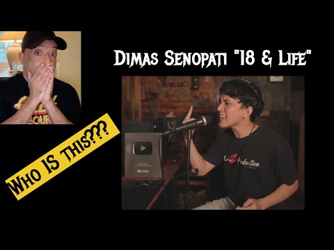Видео: Реакция на кавер на песню Димаса Сенопати «18 and Life» группы Skid Row. КТО ЭТОТ ПАРА??? Ого!