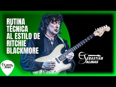 Видео: В стиле RITCHIE BLACKMORE: 7-минутная техника игры на гитаре