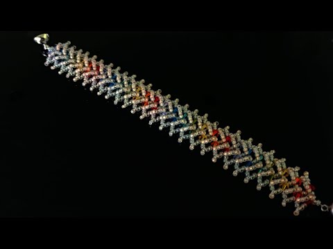 Видео: Браслет из бисера | Мастер класс по бисероплетению