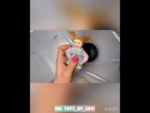 Видео: МК ПРИЧЕСКА ХВОСТИКИ для ватной игрушки