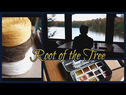 Видео: Уединение, создание собственных акварелей и вязание | Видеоблог о рукоделии в штате Мэн