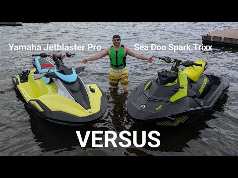 Видео: НАКОНЕЦ-ТО! Sea Doo Spark Trixx против Yamaha Jetblaster Pro ОДИН НА ОДИН. Часть 1.