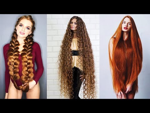 Видео: Русские Рапунцель: Девушки с невероятно длинными волосами!