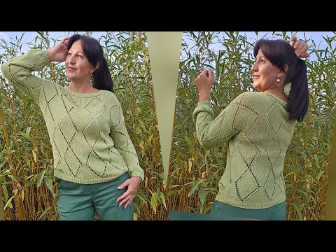 Видео: ✨️Джемпер на каждый день "Ромбы"✨️Мастер класс ✨️
