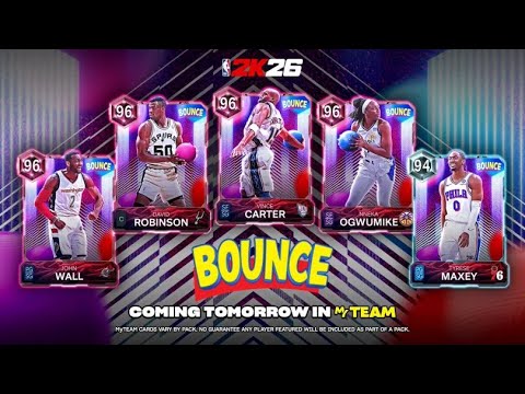 Видео: NBA 2K26 - Новый пак Bounce. Бесплатный Аметист игрок. Смена команд в Брейкауте.