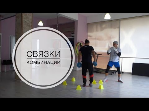 Видео: Работа на лапах и отработка комбинаций.