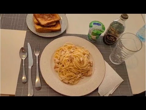 Видео: Паста с курицей из Таиланда. Pasta with chicken from Thailand.
