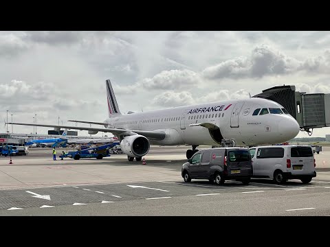 Видео: Airbus A321-200 | Air France | Париж (CDG) — Амстердам (AMS) | Полный Полёт