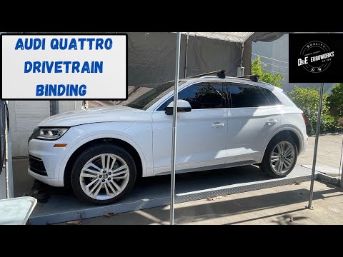 Видео: Шум и вибрация трансмиссии. Audi Q5 Quattro B9 2019 года. Заедание при повороте, проблема и решение.