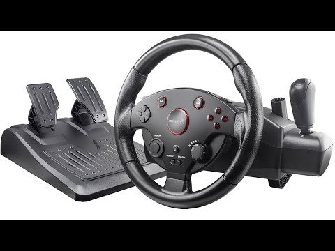 Видео: Игровой руль Street Racing Wheel Turbo C900