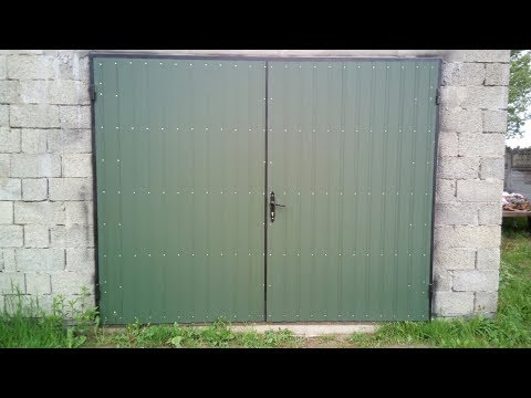 Видео: ворота в гараж