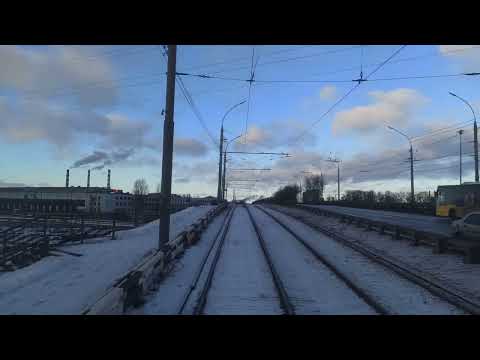 Видео: Трамвайная Сеть до Закрытия на Ремонт | Маршрут 5к Начиная от ТРЦ Рио | 71-619КТ №163 | г. Ярославль