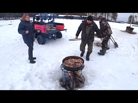 Видео: ДИКАЯ КУХНЯ: Кабан на открытом огне!