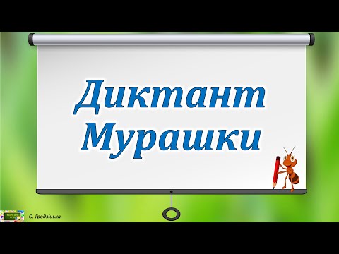 Видео: Диктант Мурашки (60 слів)
