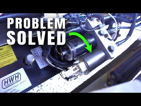 Видео: Замена электромагнитного клапана HWH и устранение неисправностей на автодоме | Система выравниван...