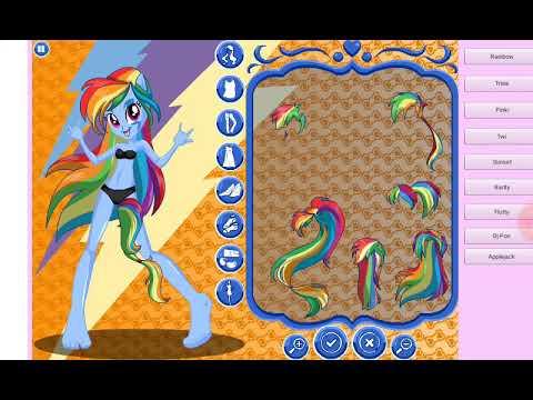 Видео: Чугулова Толунай. Девочки Эквестрии одевалки