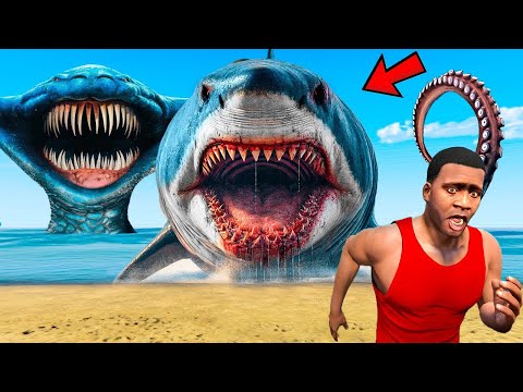 Видео: ТЕҢІЗ МОНСТРЫ МЕН ЖЕР МОНСТРЫ ШАЙҚАСТЫ (GTA V)