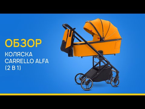 Видео: Обзор коляски Carrello Alfa (2 в 1) / LEMI KIDS - Магазин детства