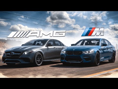 Видео: КТО ЛУЧШЕ?! - BMW M5 F90 vs MERCEDES-BENZ E63S w213! (БИТВА КОНКУРЕНТОВ - FORZA HORIZON 5)
