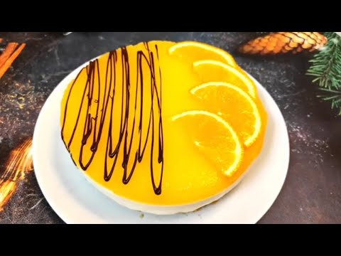 Видео: Вкуснейший апельсиновый чизкейк без выпечки!