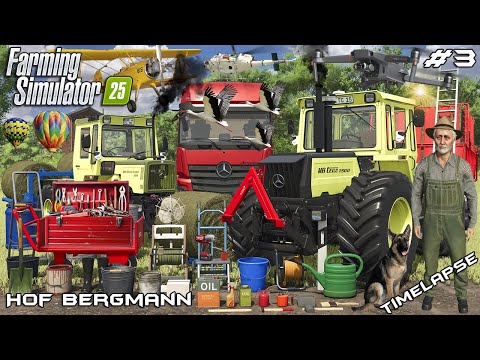 Видео: СУШКА СЕНА НА ЩЕПЕ — МОЖНО ЛИ СПАСТИ МОКРОЕ СЕНО? 🍀🔥 | Hof Bergmann | Farming Simulator 25 | Эпиз...
