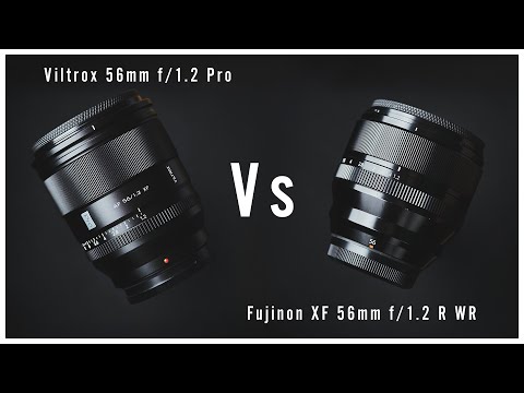 Видео: Fujinon XF 56mm f/1.2 R WR против Viltrox Pro 56mm f/1.2