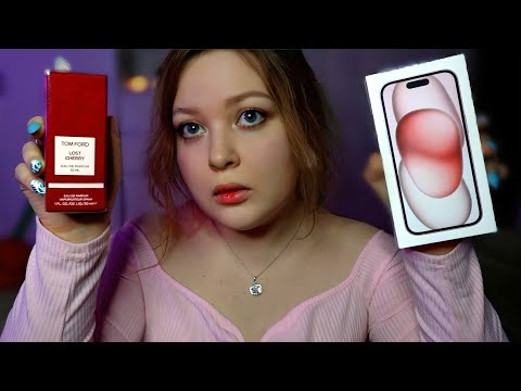 Видео: АСМР Распаковка iPhone 15 и Tom Ford Lost cherry 📱🍒 ASMR unboxing