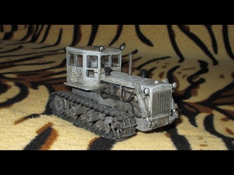 Видео: Т-140  конверсия 1:43 ( Тракторы история люди машины №40)