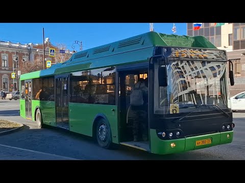 Видео: ЛиАЗ-5292.67 (CNG) || АУ 302 72 || 6 маршрут || г. Тюмень