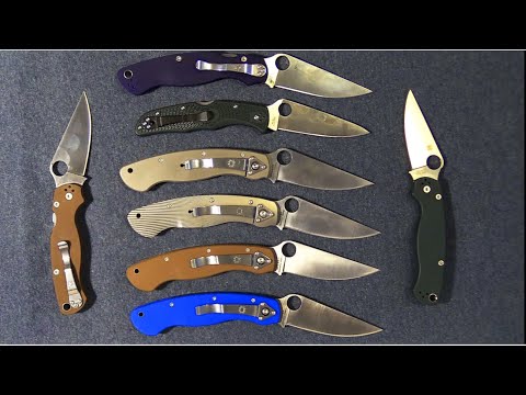 Видео: Spyderco Military 2 Compression Lock Folding Knife 4" CPM S110V - в линейке ножей компании Spyderco.