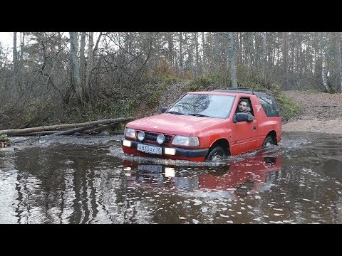 Видео: Нива утонула, на очереди Opel Frontera!